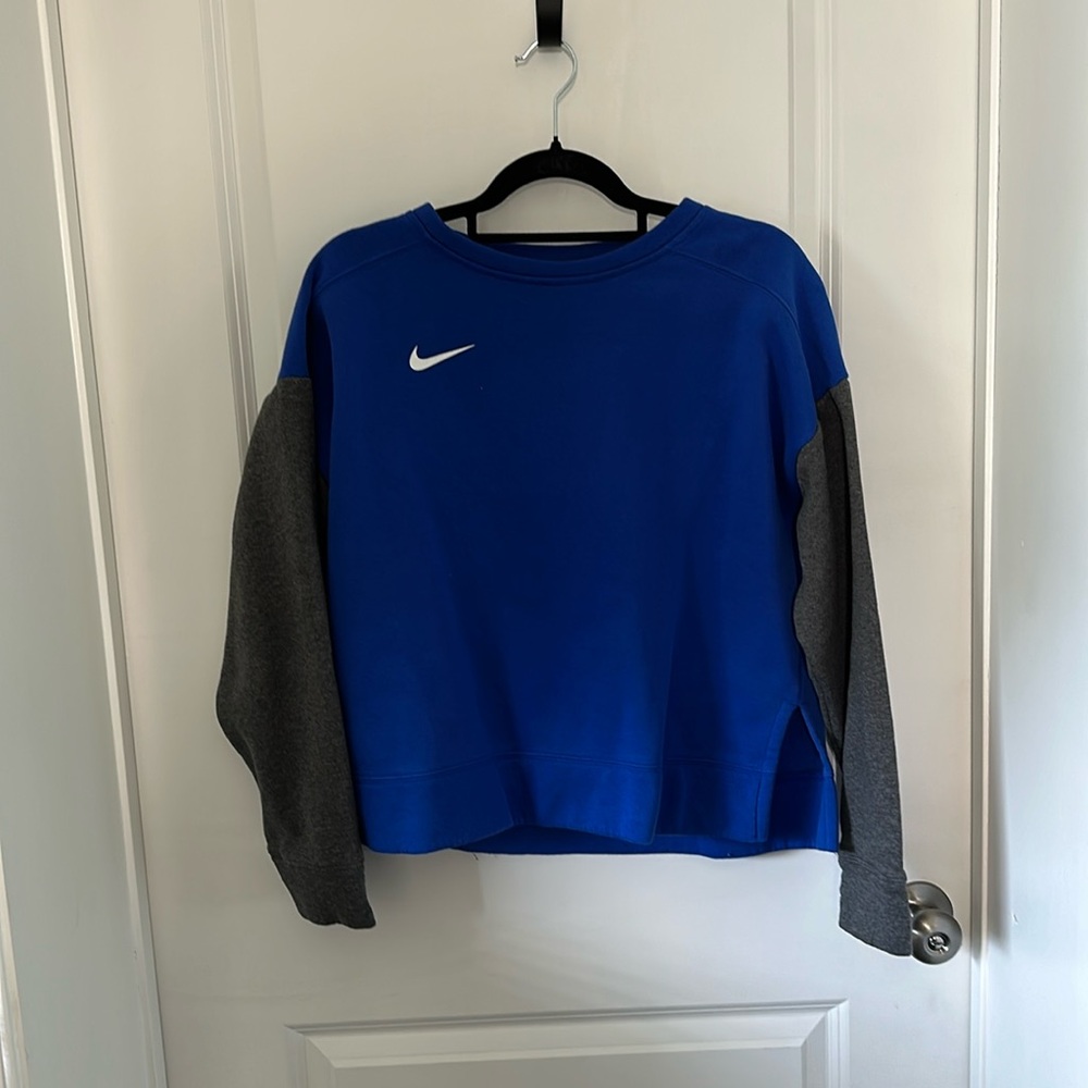 Royal blue Nike crew neck sweatshirt
